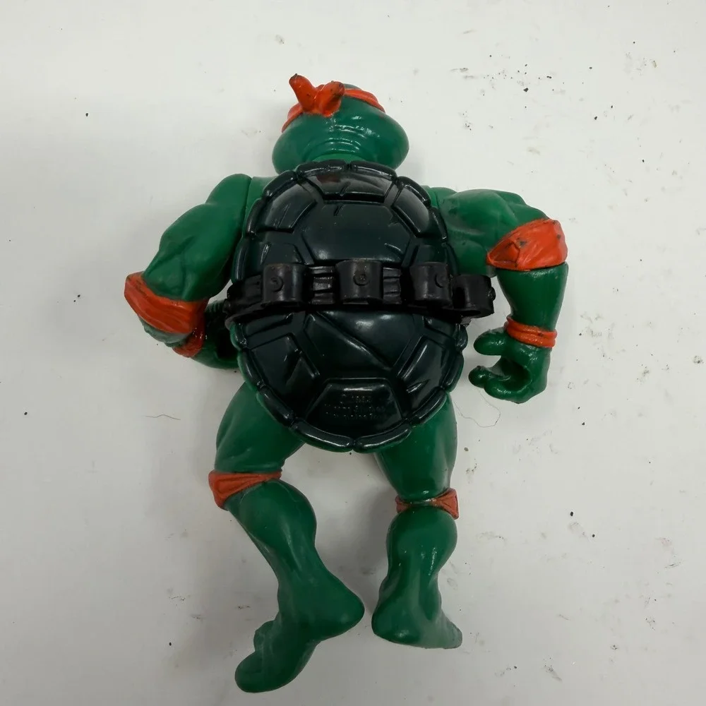 Vintage 1988 TMNT Michelangelo Action Figure Playmates Toys Mirage Studios 80s